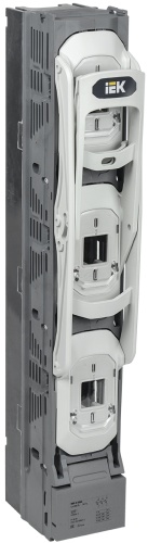Предохранитель-выключатель-разъединитель ПВР-3 вертикальный 630А 185мм с одновременным отключением | код SPR20-3-3-630-185-100 | IEK